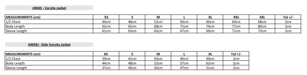 Competition Squad Varsity Jacket