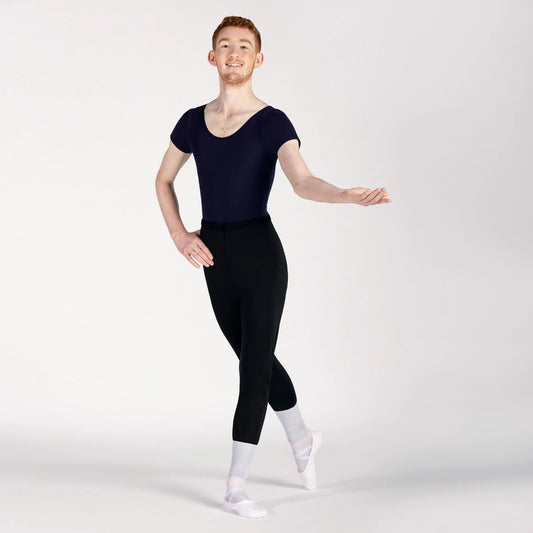 1st Position Male Short Sleeve Scoop Neck Leotard