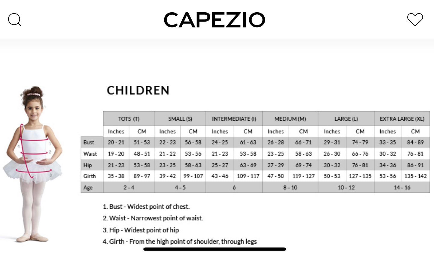 Capezio® Team Basics TB102 Child Camisole Bra Top